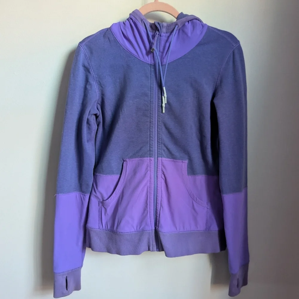 LULULEMOn Purple Voyage Athletic Casual Athleisure Hoodie Sweater Size Medium - Picture 3 of 14
